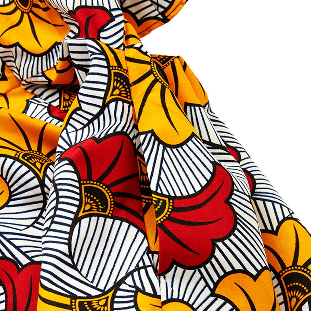 Printed batik dress