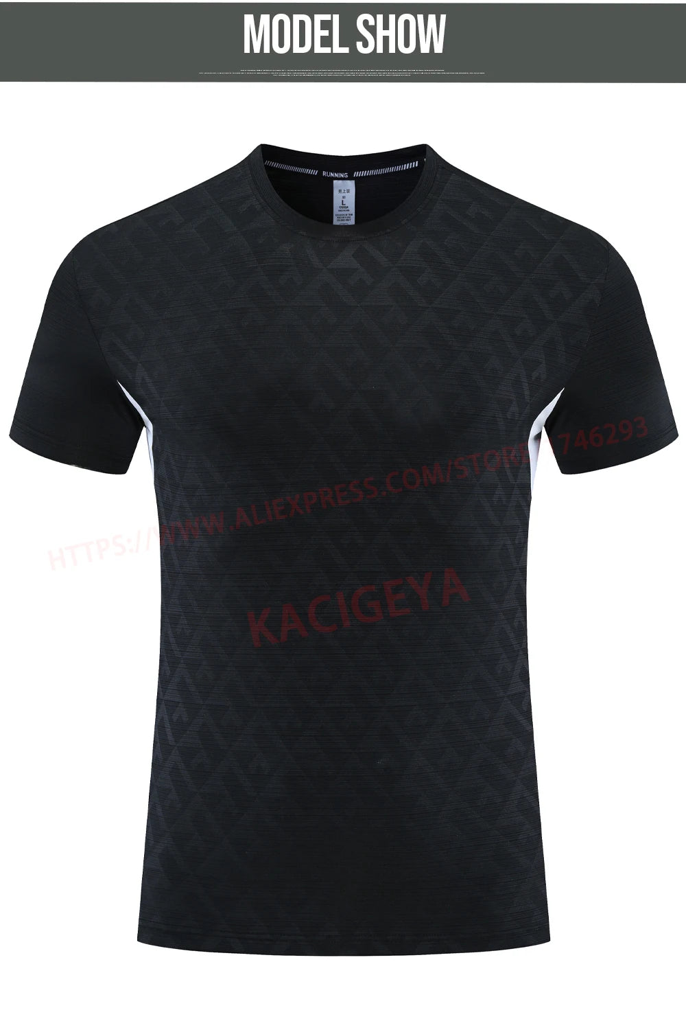 Man Fitness Short Sleeves Running Sport Men Gym Quick Dry Tshirts Fashion Mesh Reflective Summer Tee Print Soccer Jersey