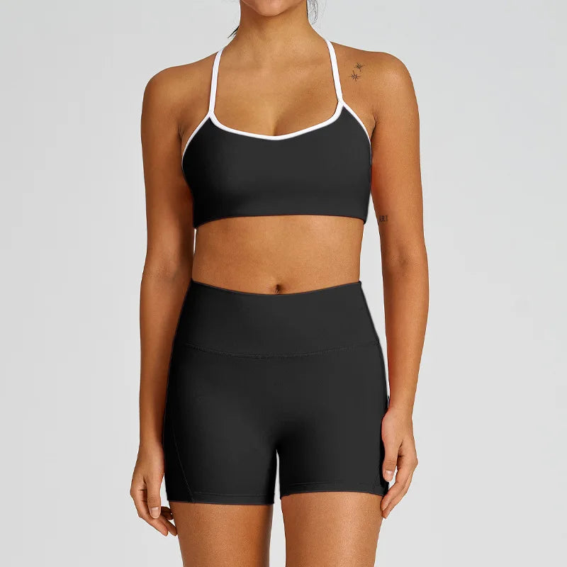 2 Pieces Tracksuit Women Yoga Set Nude Feeling Workout Set Gym Clothes Push Up Fitness Running Sportwear Sport Bra Leggings Suit