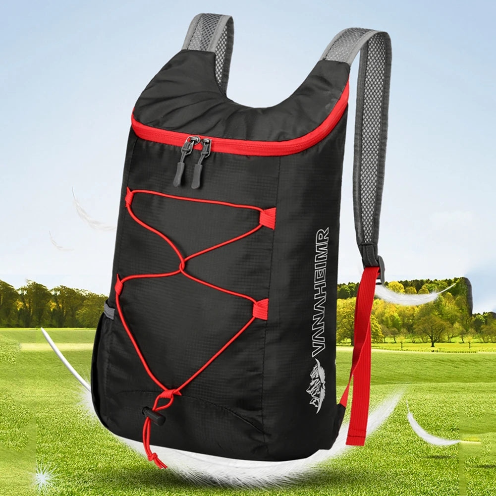 10L Outdoor Climbing Cycling Travel Knapsack Splashproof Folding Hiking Daypack Ultralight Camping Hiking Backpack for Men Women
