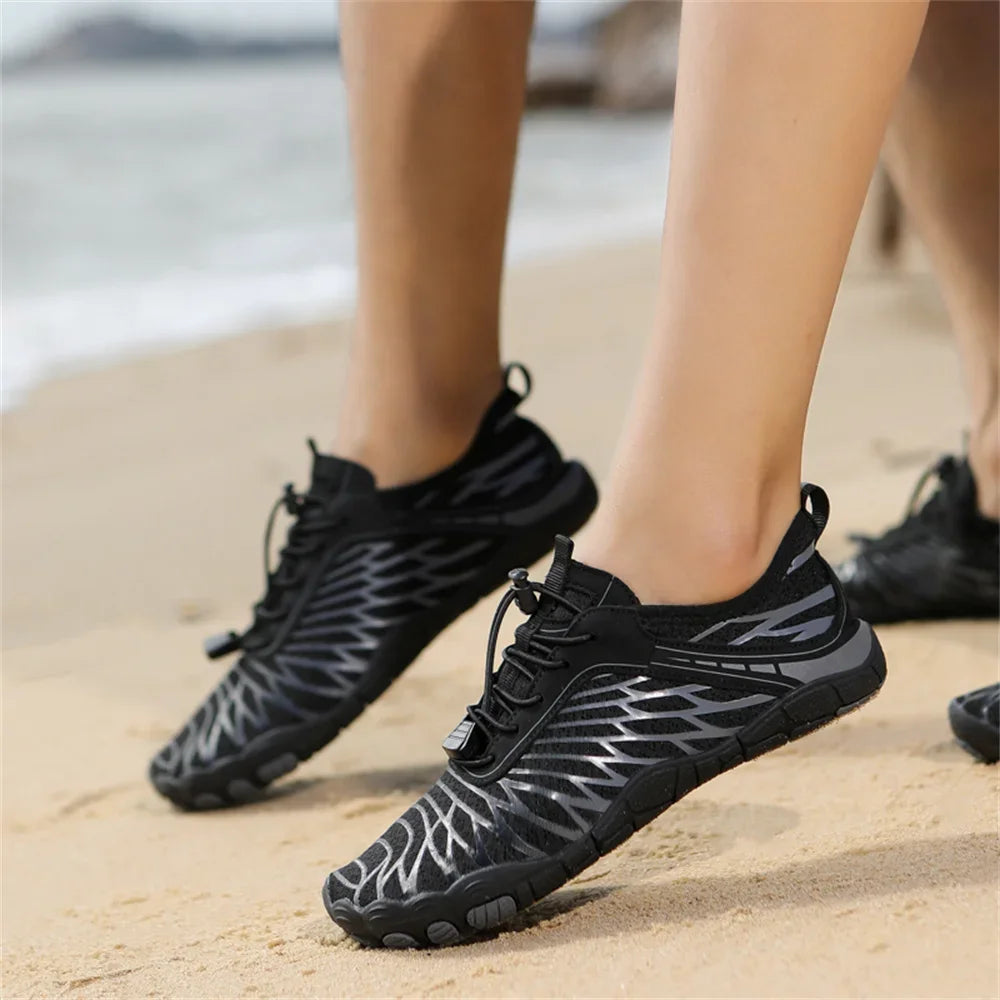 Women Men Aqua Shoes Beach Barefoot Water Sports Sneakers Unisex Summer Lightweight Quick Dry Outdoor Upstream Wading Swimming