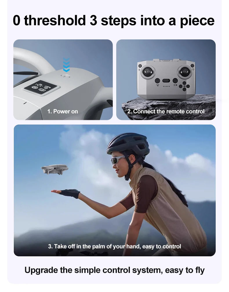 NEW Original GT3 MINI Drone 8K GPS Professional HD Aerial Photography Remote Control Aircraft HD Dual Camera Quadcopter Toy Gift
