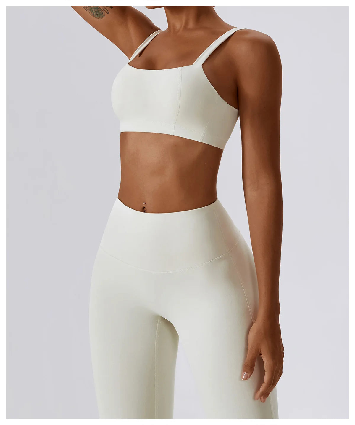 2PCS Yoga Set Nude Feeling Workout Sets Women Tracksuit Gym Push Up Fitness Running Workout Sportwear Sport Bra Leggings Suit