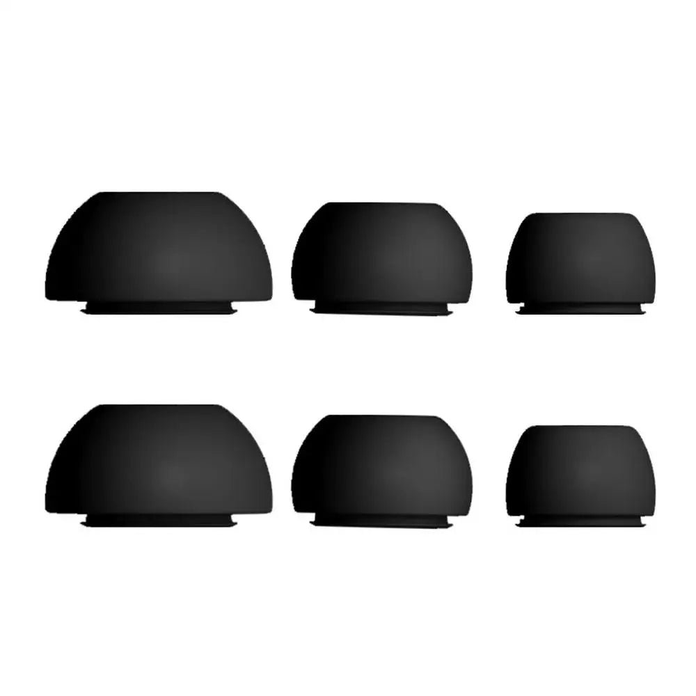 3 Pairs Eartips For AirPods-Pro 1st 2nd Silicone Ear Tips Rubber S/M/L Earbuds Replacement Ear Pads Anti-Slip Earphone Tips