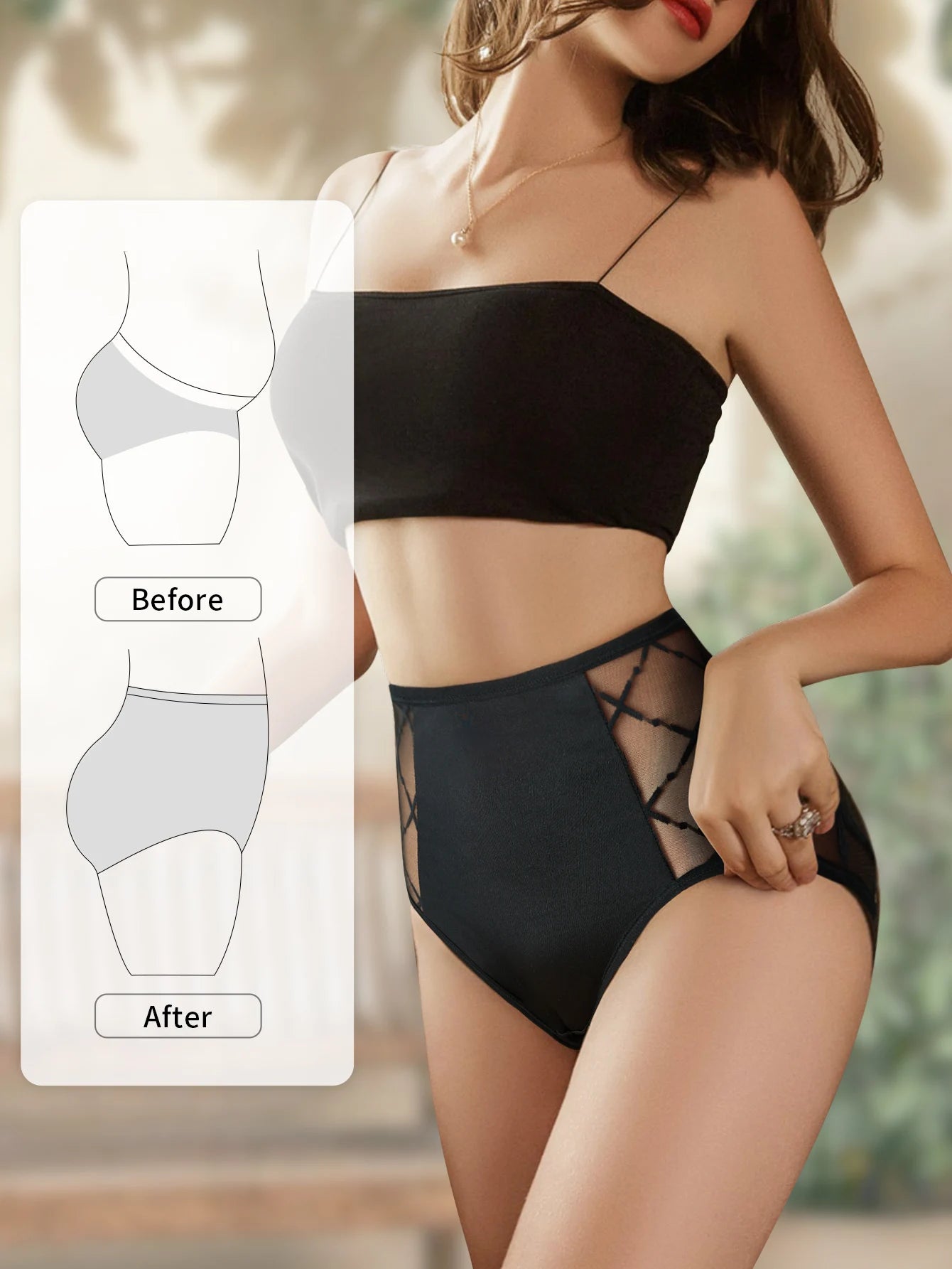 MEIYATING Women's Underwear High Waisted Seamless Ladies Underwear Panties Full Coverage Silky Briefs 4 Pack