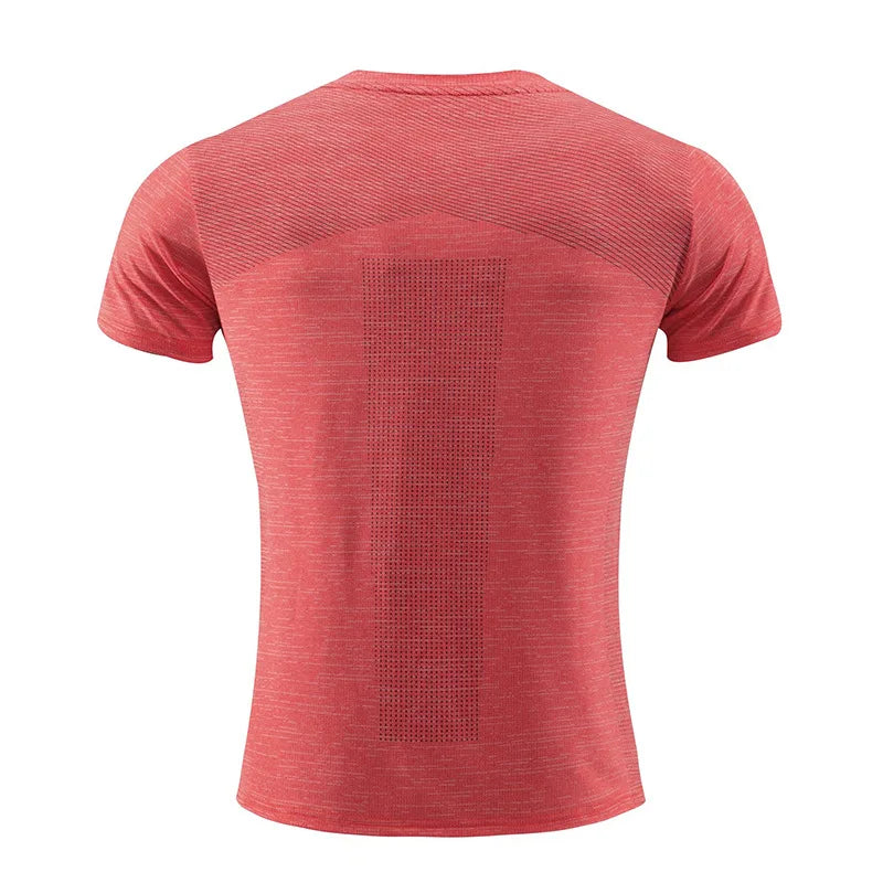 2025 Summer Running T-Shirts for Men High Quality Oversize Tees Breathable Fabric Basketball Soccer Workouts All Day Comfort