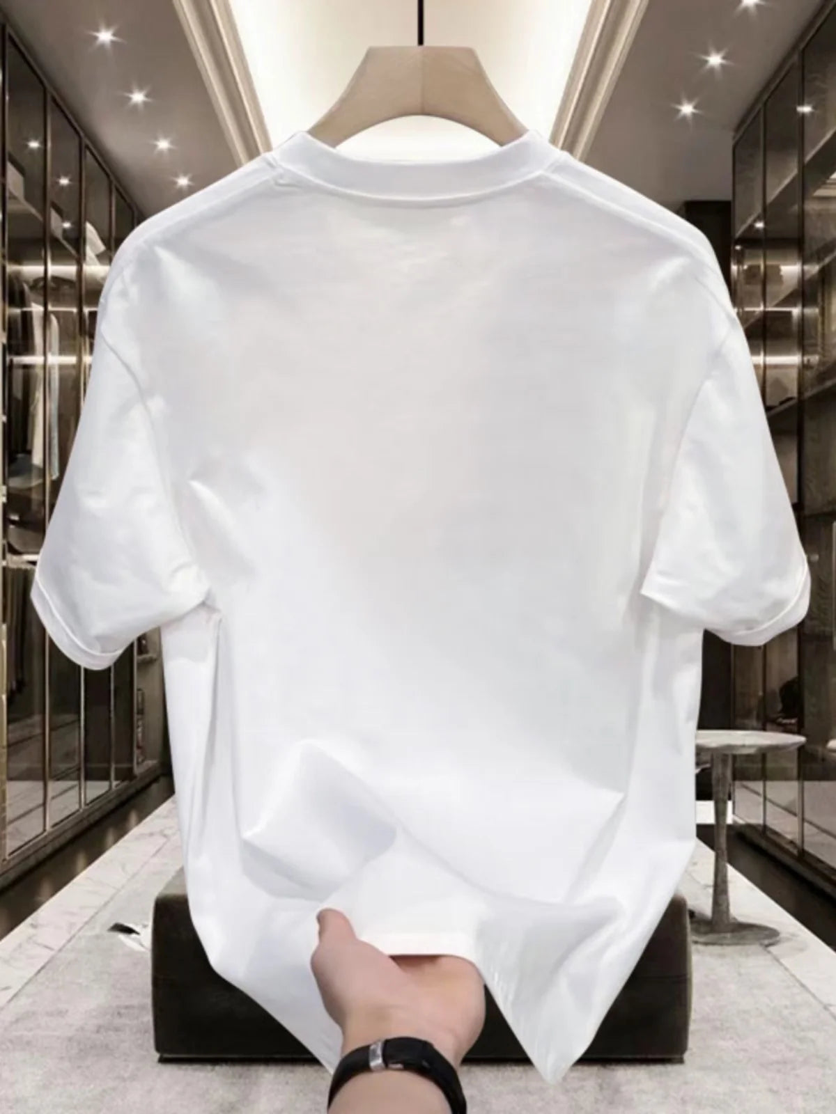 100% Cotton Short-sleeved Young Men's and Women's T-shirts 2024 Summer New Loose Casual Round Neck Designer Printing Pattern