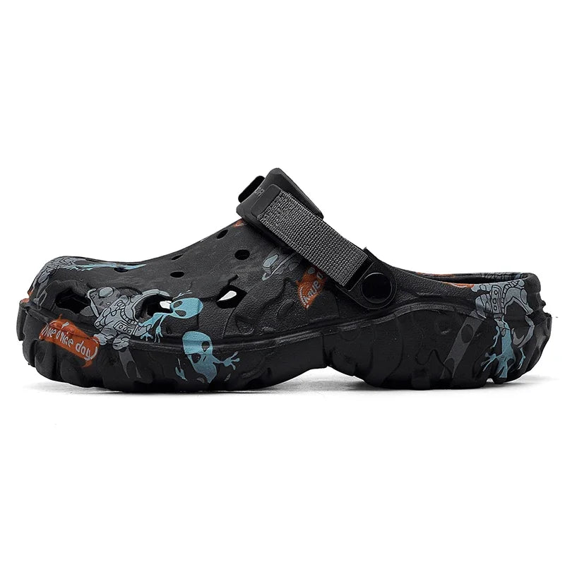 Men Shoes Slippers Men Garden Flat Sandals Platform Sandals Man Summer Sandals 2025 Male Sneakers Outdoor Flip Flops Home Clogs