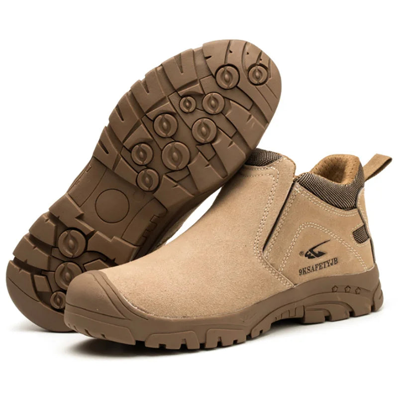 Composite Toe Light Weight Safety Shoes Comfortable Soft Work Sneakers Wear-resisting Anti-Puncture Low Top Casual Walking Shoes