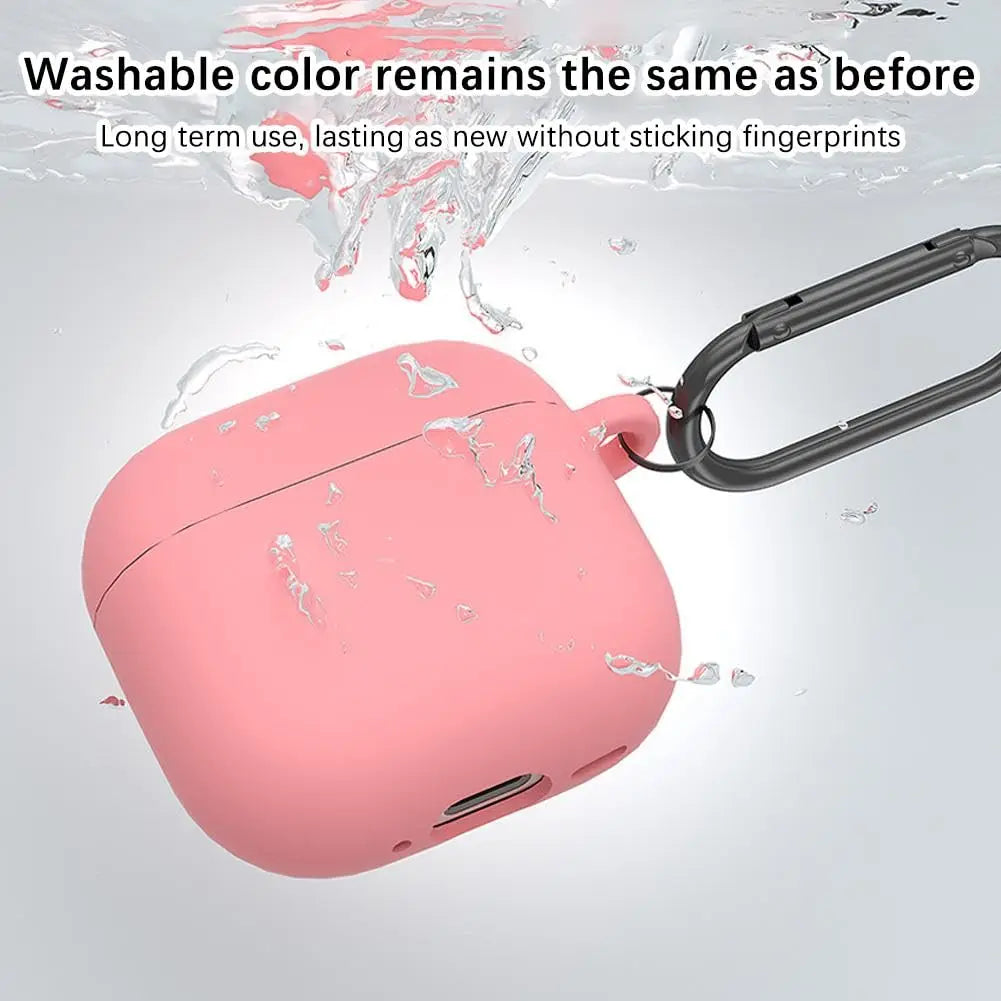New For Airpods 4 Case Silicone Earphone Case with Active Noise Cancellation Shockproof Protective Case for Apple Airpods 4 2024