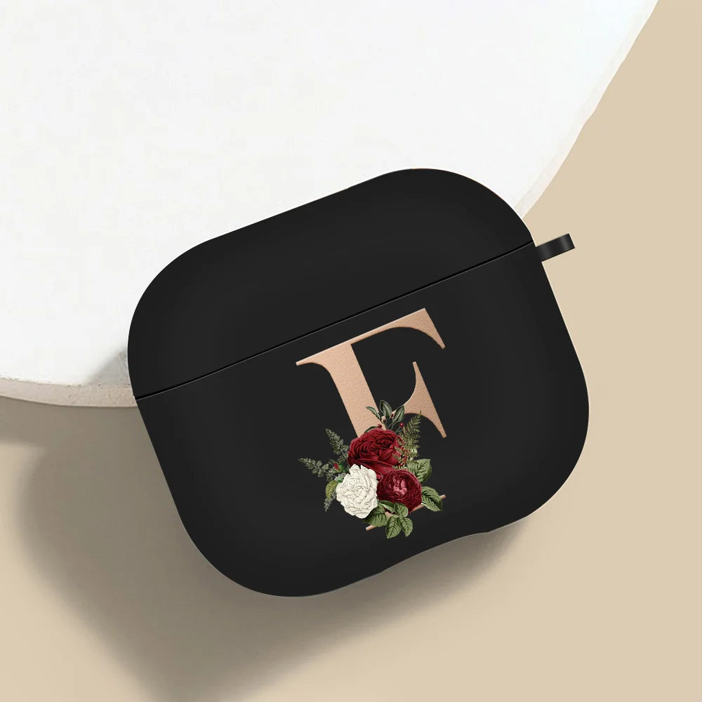 For Airpods Pro 2 USB C Case Silicone Letters Earphone Case For Apple AirPods  4 2nd Generation Pro2 Funda Headset Sleeve Case