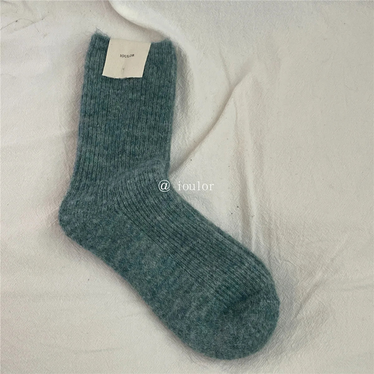 Autumn Winter Thermal Women Socks 9% Wool Cashmere Thicken Warm Long Socks Japanese Style Knitting Harajuku Homewear Crew Socks