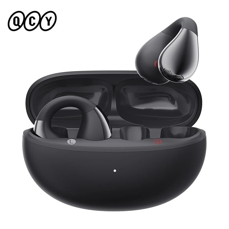 QCY Crossky C30 Wireless Earphones Bluetooth 5.4 Ear clip TWS Sports Earbuds Open Ear Earclip Dual-Connection Headphone