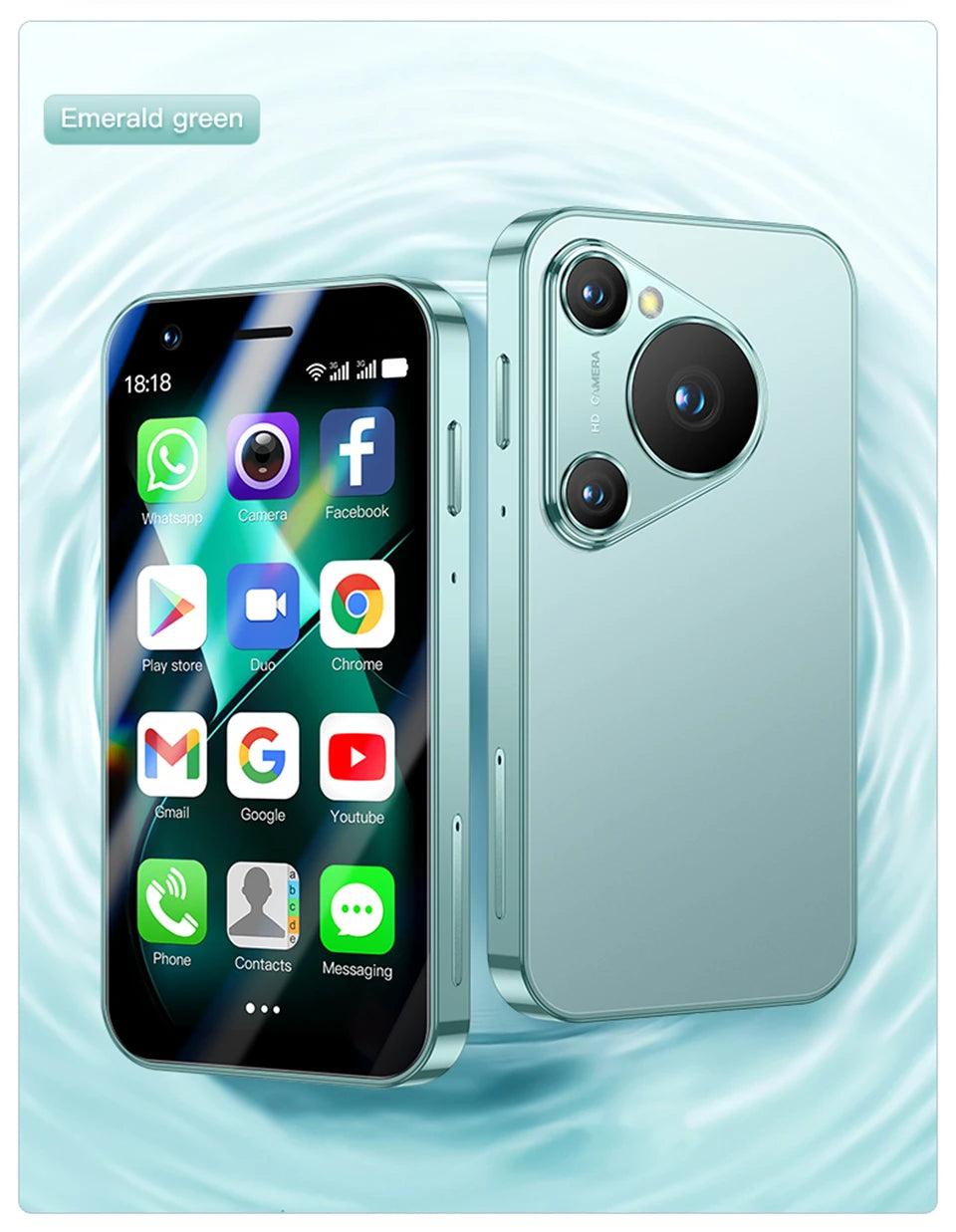 SOYES P70 Pro Max Mini Android8.1 Smartphone 3.0 Inches 2000mAh Face ID Dual SIM Standby Play Store 3G Little Phone