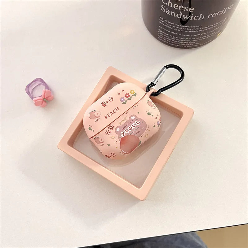 3D Cute Cartoon Silicone Earbuds Cover For Samsung Galaxy Buds 3 Pro Wireless Bluetooth Earphone Case For Samsung Galaxy Buds 3