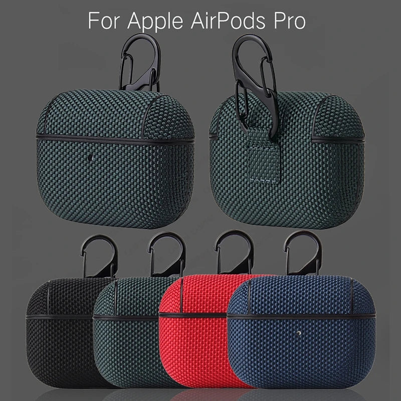 Case for Airpods 4 2024 nylon For AirPodsPro Textile Cloth Air pods 3 2 Airpod pro anti Fingerprints protector for Airpods pro 2