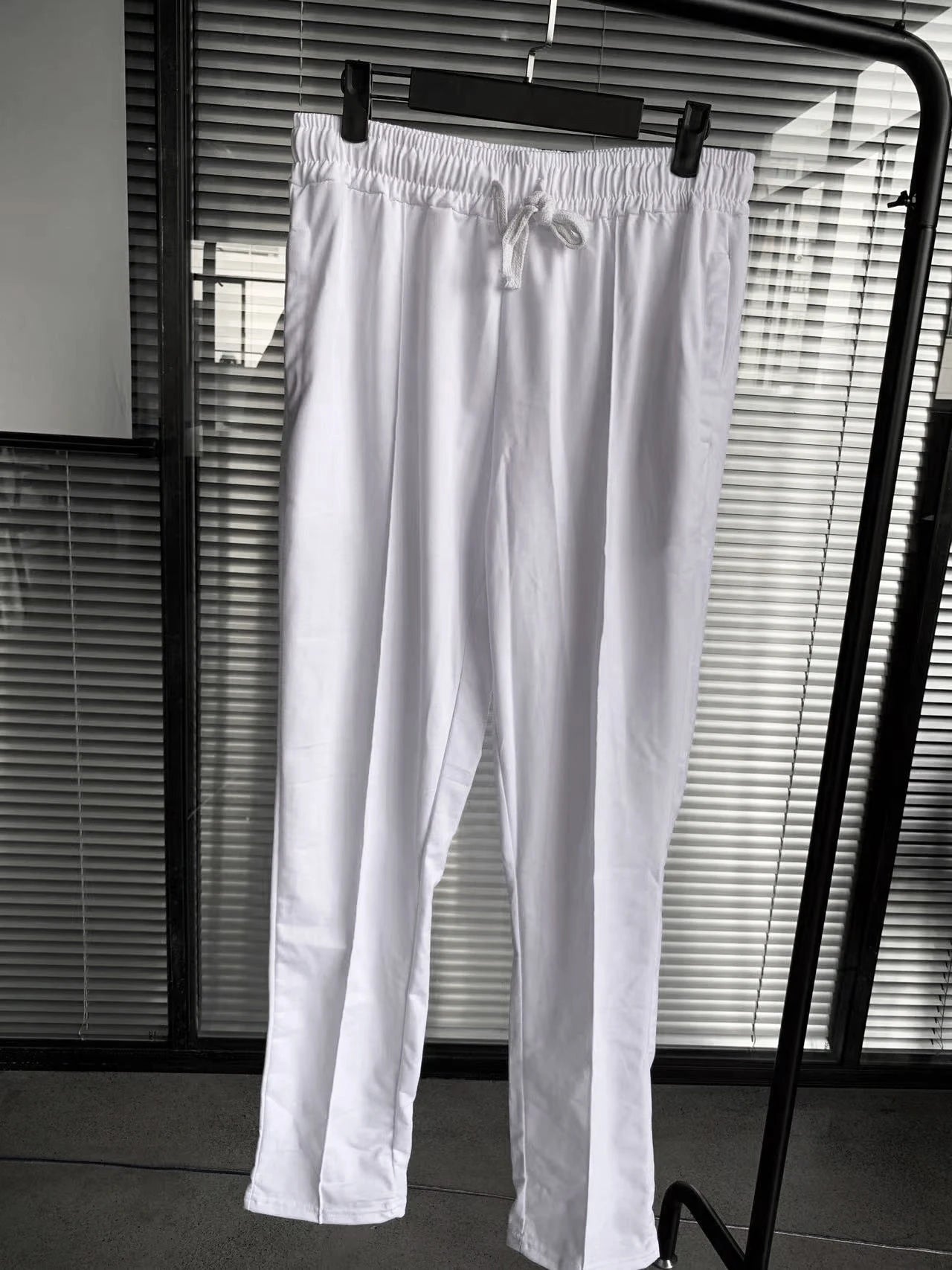 2025 New Thin Pants Men's Spring/Summer Loose Straight Leg Sports Casual Pants American Oversize Long Leg Pants