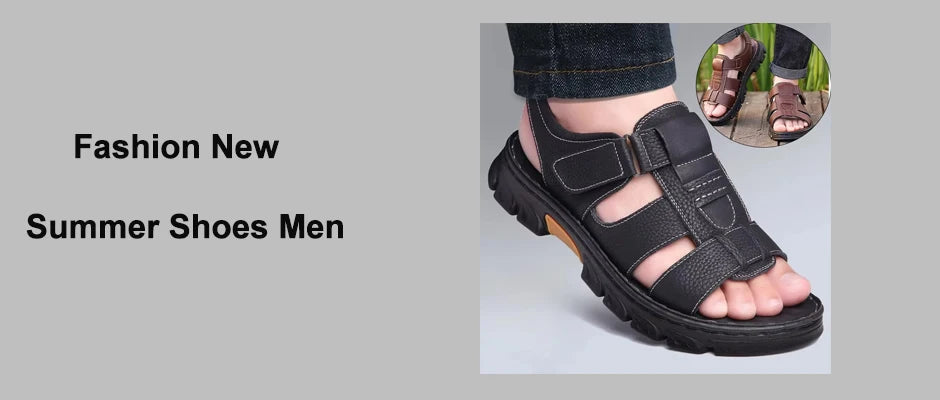 Men Sandals Non-slip Summer Flip Flops High Quality Outdoor Beach Slippers Casual Shoes Cheap Men's shoes