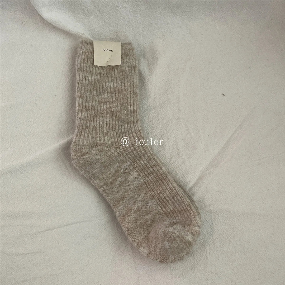 Autumn Winter Thermal Women Socks 9% Wool Cashmere Thicken Warm Long Socks Japanese Style Knitting Harajuku Homewear Crew Socks