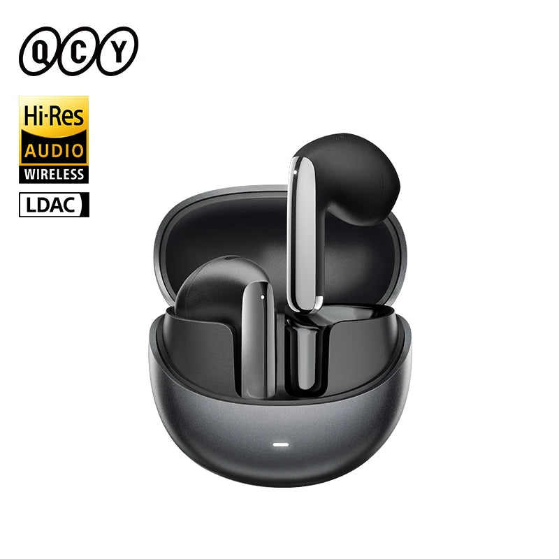 QCY HT10 AilyBuds Pro+ ANC Bluetooth Wireless Earphone Adaptive AI Audio Hi-res LDAC Earbuds ANC dual Connection Headphone