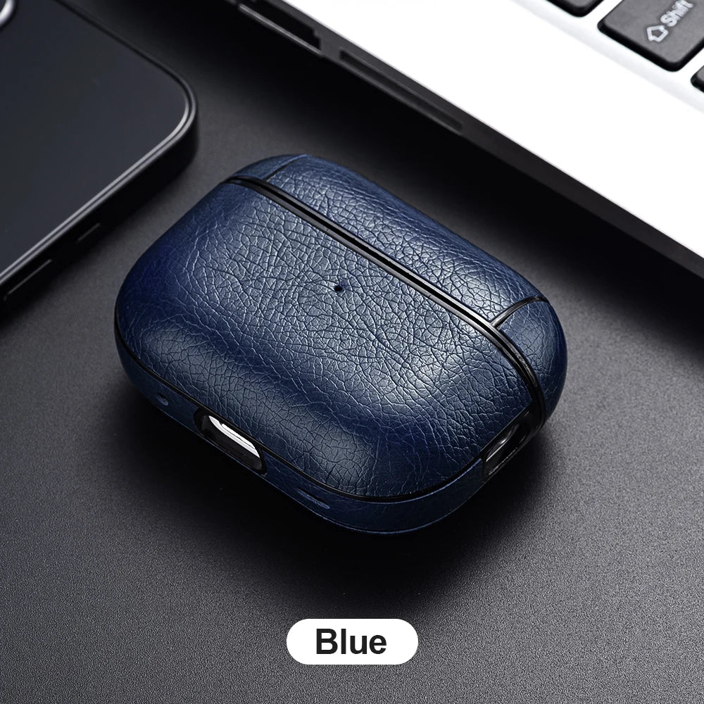 For Airpods Pro 2 Case Leather Business Earphone Case Headset Shell Headphone Cover For Apple Air Pod 3 Pro 2nd Generation 2022