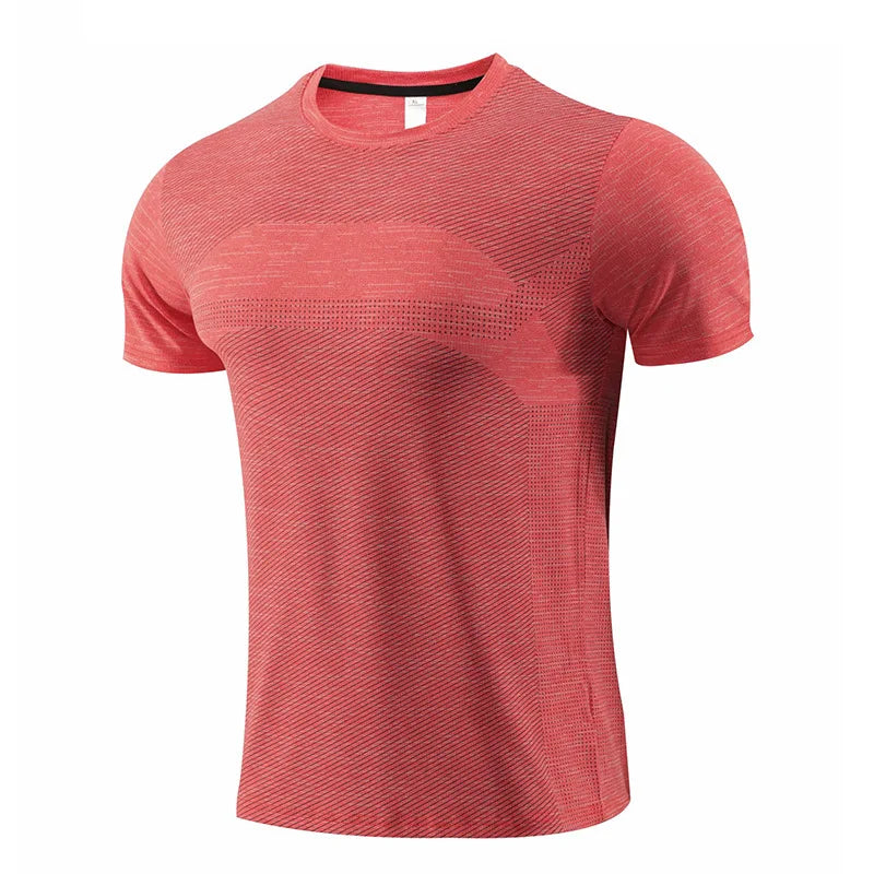 2025 Summer Running T-Shirts for Men High Quality Oversize Tees Breathable Fabric Basketball Soccer Workouts All Day Comfort