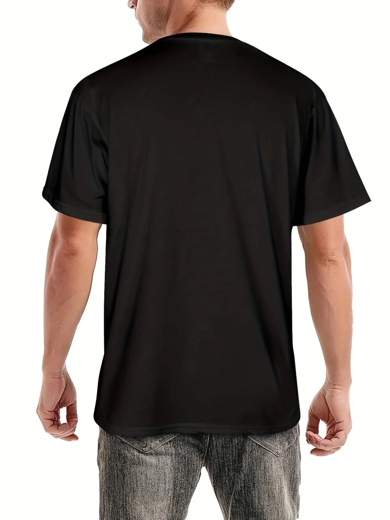 Men's 100% Cotton Raccoon Tarot Card T-Shirt - Cosmic Space Design for Raccoon Enthusiasts