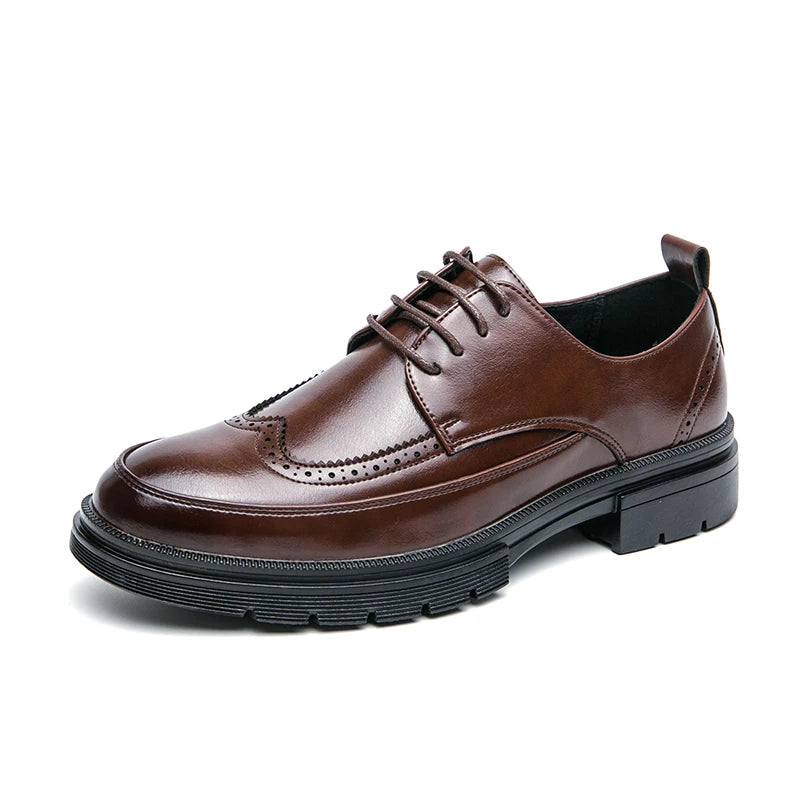 Men's Dress Oxford Shoes Classic Lace Up Formal Shoes
