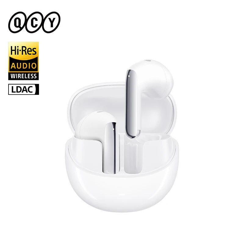 QCY HT10 AilyBuds Pro+ ANC Bluetooth Wireless Earphone Adaptive AI Audio Hi-res LDAC Earbuds ANC dual Connection Headphone