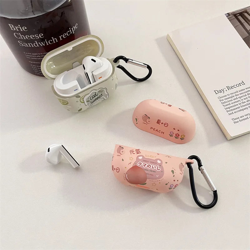 3D Cute Cartoon Silicone Earbuds Cover For Samsung Galaxy Buds 3 Pro Wireless Bluetooth Earphone Case For Samsung Galaxy Buds 3