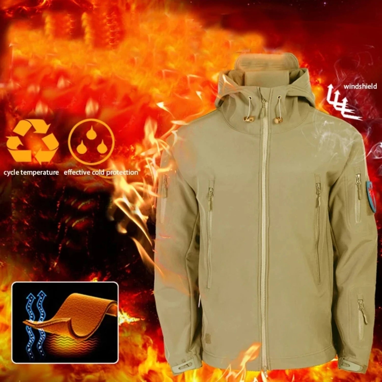 Stay warm and dry in style with our cozy, waterproof fleece jackets - upgrade your outdoor adventures with these versatile, dura
