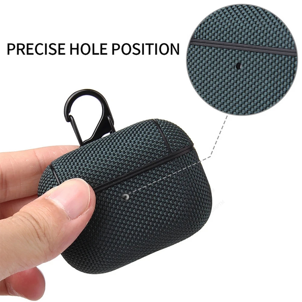 Case for Airpods 4 2024 nylon For AirPodsPro Textile Cloth Air pods 3 2 Airpod pro anti Fingerprints protector for Airpods pro 2