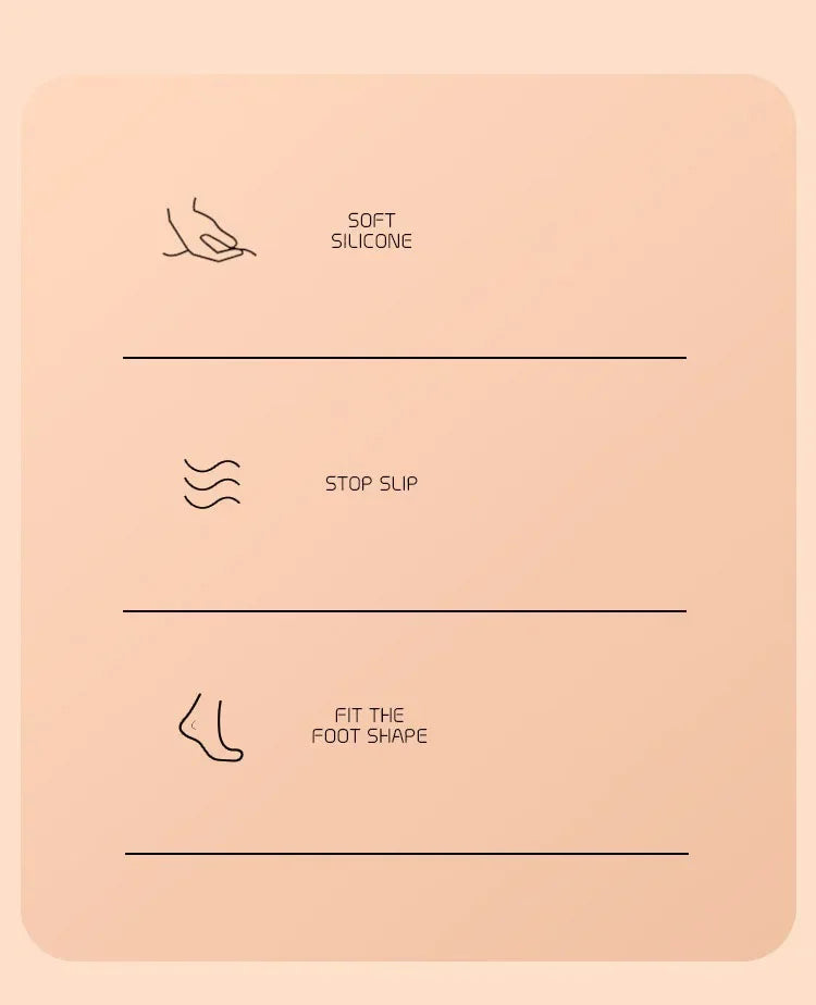 NEW Forefoot Pads For Sandals High Heels Silicone GEL Invisible Half Size Pads Non-slip Stickers Thickened Self-adhesive 1Pair