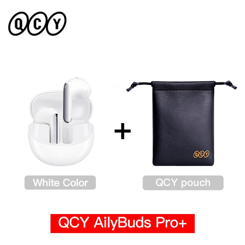 QCY HT10 AilyBuds Pro+ ANC Bluetooth Wireless Earphone Adaptive AI Audio Hi-res LDAC Earbuds ANC dual Connection Headphone