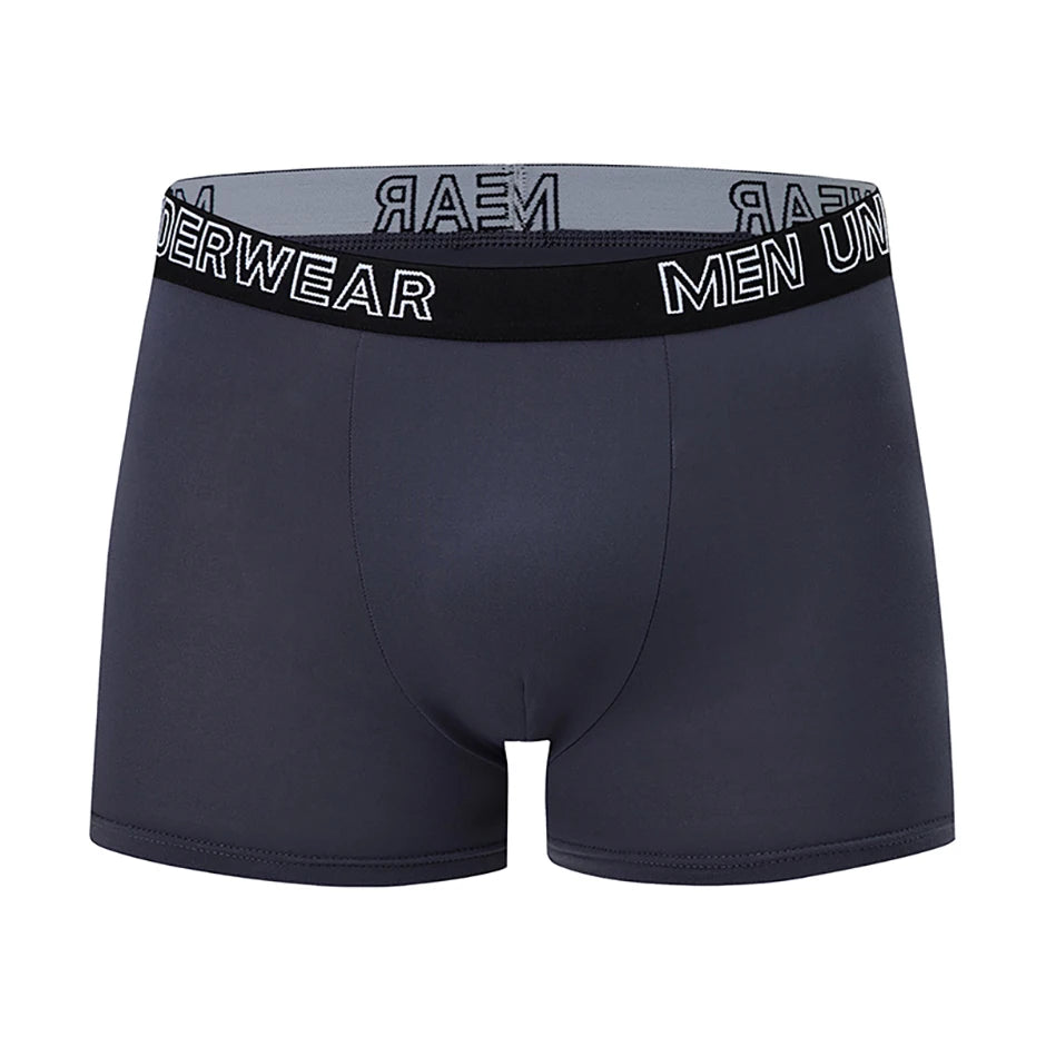 4/10 Piece Men's Black Fashionable Sexy Simple Underwear Boxer Shorts Plus Size Comfortable Versatile Casual Sports Beach Shorts