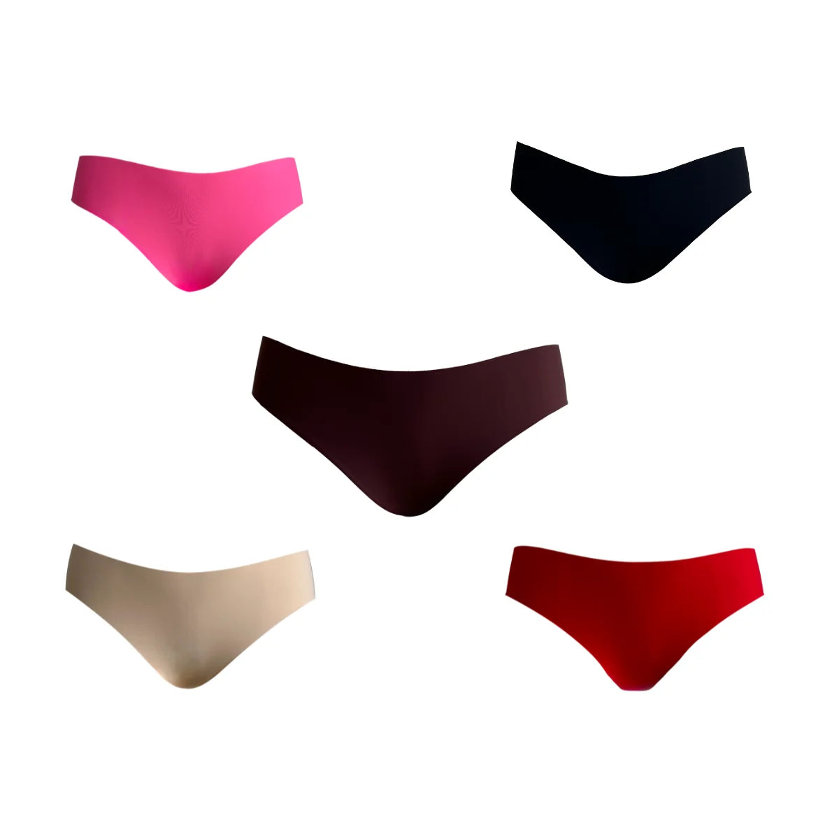 Free Tonight Women’s 5-Pack Seamless Sexy Briefs