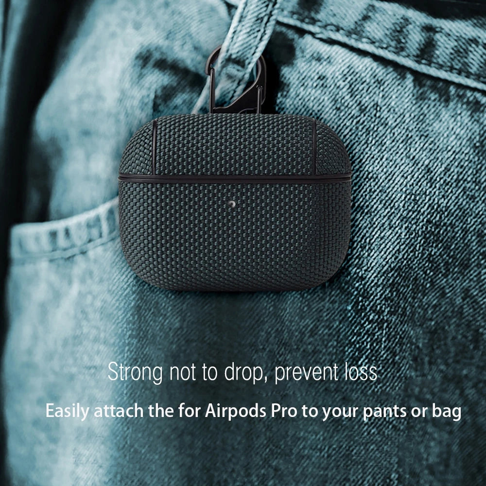 Case for Airpods 4 2024 nylon For AirPodsPro Textile Cloth Air pods 3 2 Airpod pro anti Fingerprints protector for Airpods pro 2