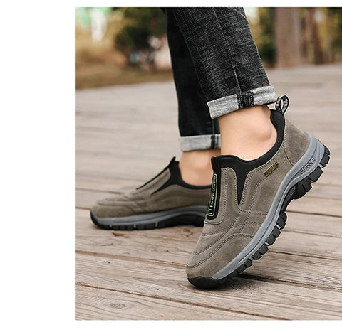 Men's non-slip casual sports shoes wear-resistant hiking shoes Outdoor 2024 fashion comfortable flat walking shoes for men