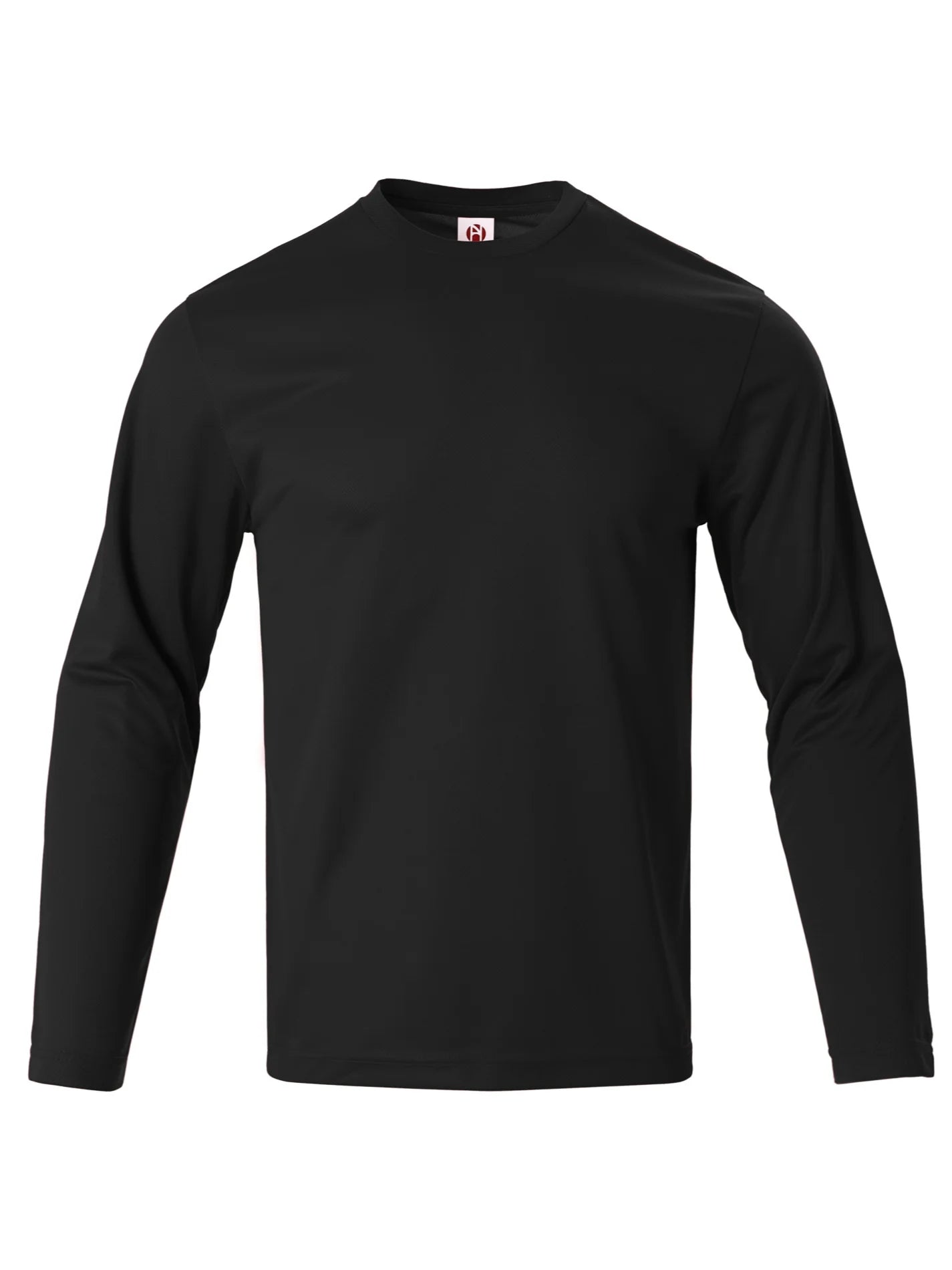 4-piece men's solid color round neck T-shirt - quick drying, breathable, moisture wicking, suitable for fitness and running