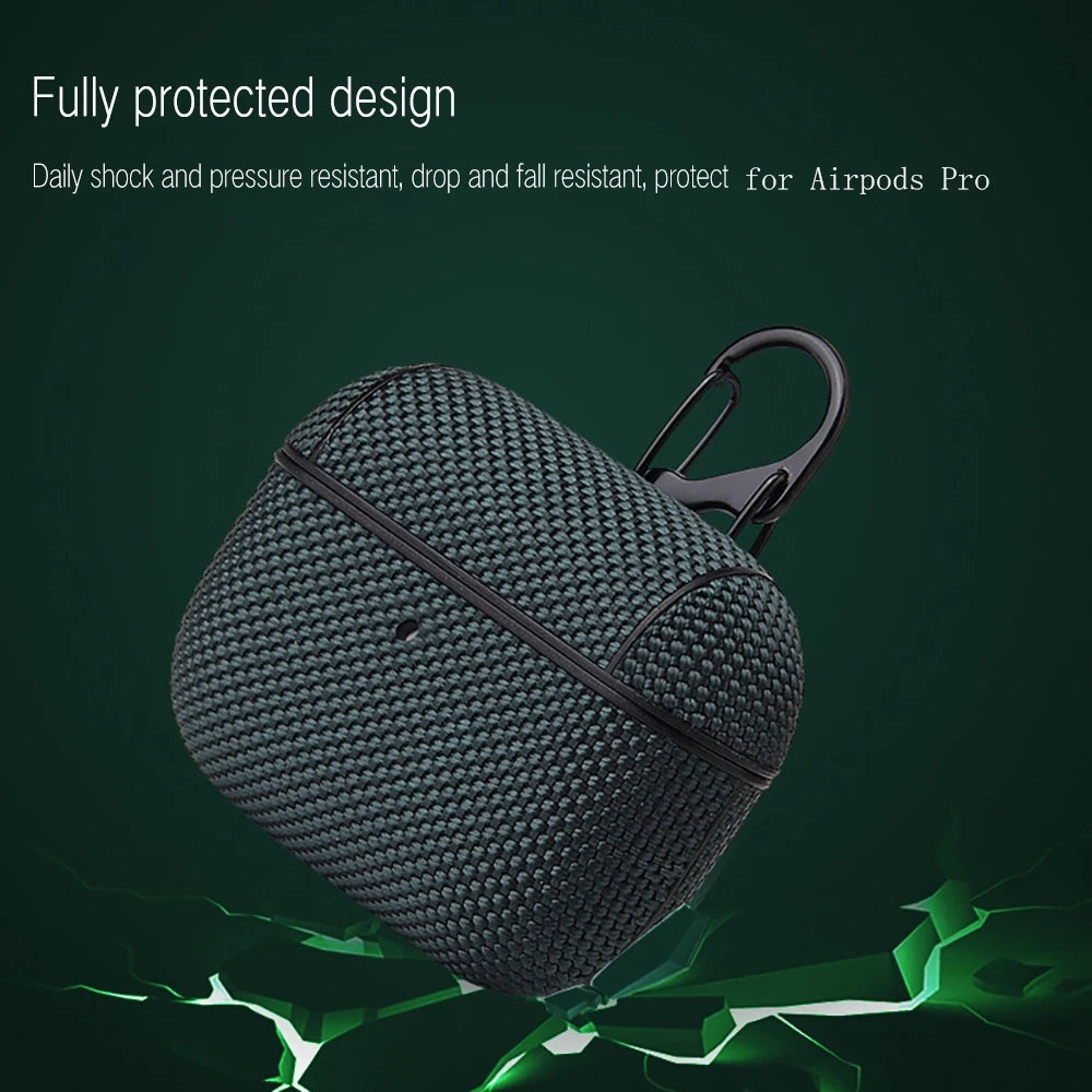 Case for Airpods 4 2024 nylon For AirPodsPro Textile Cloth Air pods 3 2 Airpod pro anti Fingerprints protector for Airpods pro 2