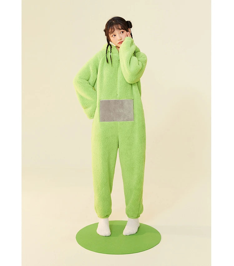 Adults Kids Onesies Soft Long Sleeves Pajamas Dipsy Tinky Winky Po Lala Costumes Home Clothes Women Unisex Homewear
