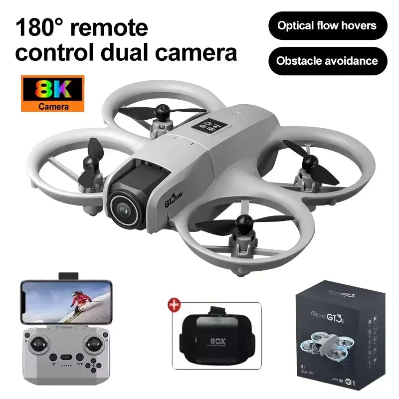NEW Original GT3 MINI Drone 8K GPS Professional HD Aerial Photography Remote Control Aircraft HD Dual Camera Quadcopter Toy Gift