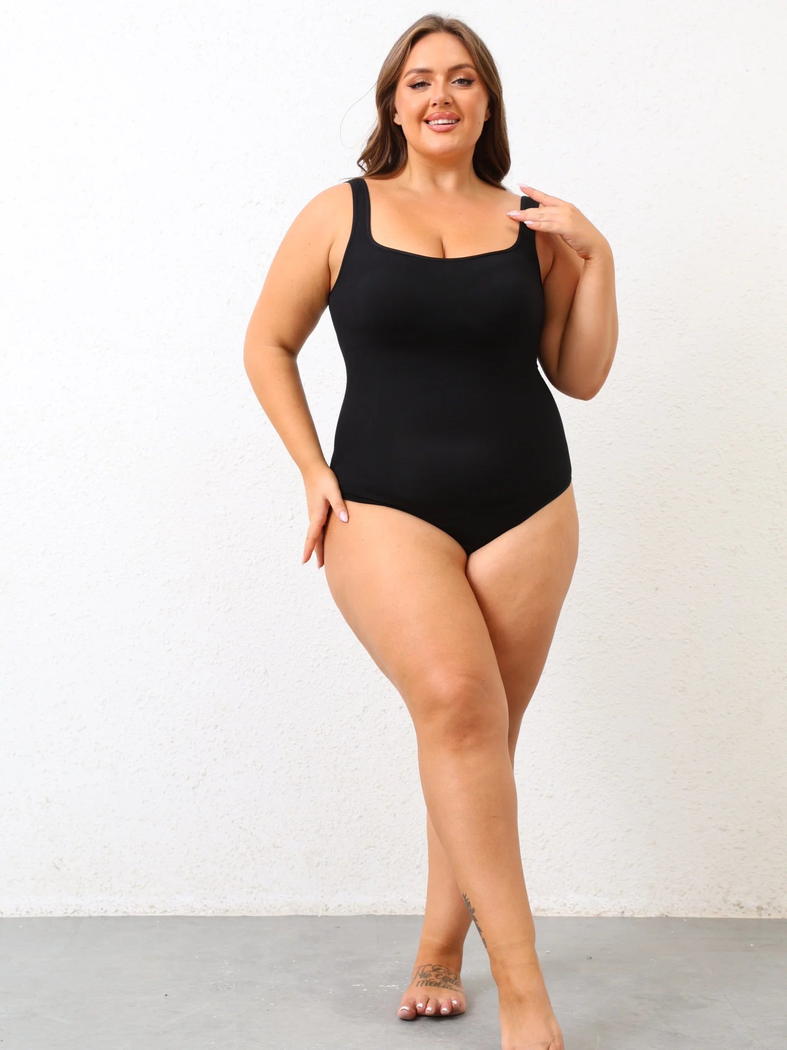 Large size body sculpting one-piece hip-lifting seamless women's corset sling abdomen body-sculpting underwear