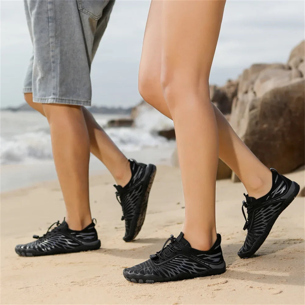 Women Men Aqua Shoes Beach Barefoot Water Sports Sneakers Unisex Summer Lightweight Quick Dry Outdoor Upstream Wading Swimming