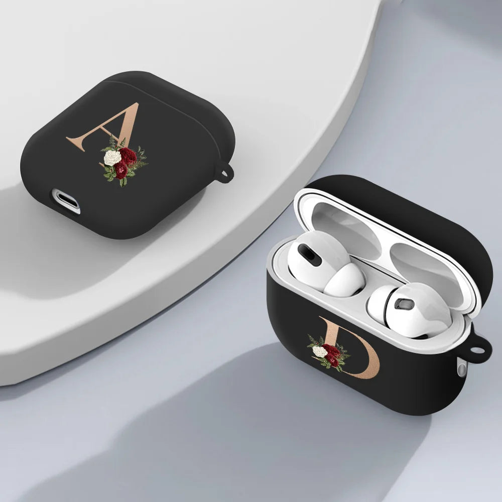 For Airpods Pro 2 USB C Case Silicone Letters Earphone Case For Apple AirPods  4 2nd Generation Pro2 Funda Headset Sleeve Case