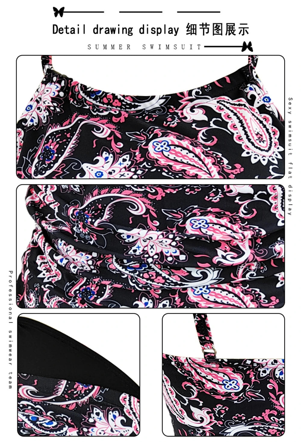 13 Colors Women Conservatively Cover Belly Tankini Set Padded Top With Adjustable Shoulder Straps Elastic Slim Knitted Beachwear