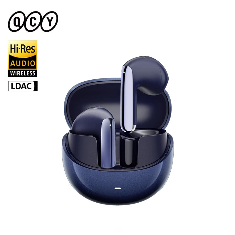 QCY HT10 AilyBuds Pro+ ANC Bluetooth Wireless Earphone Adaptive AI Audio Hi-res LDAC Earbuds ANC dual Connection Headphone