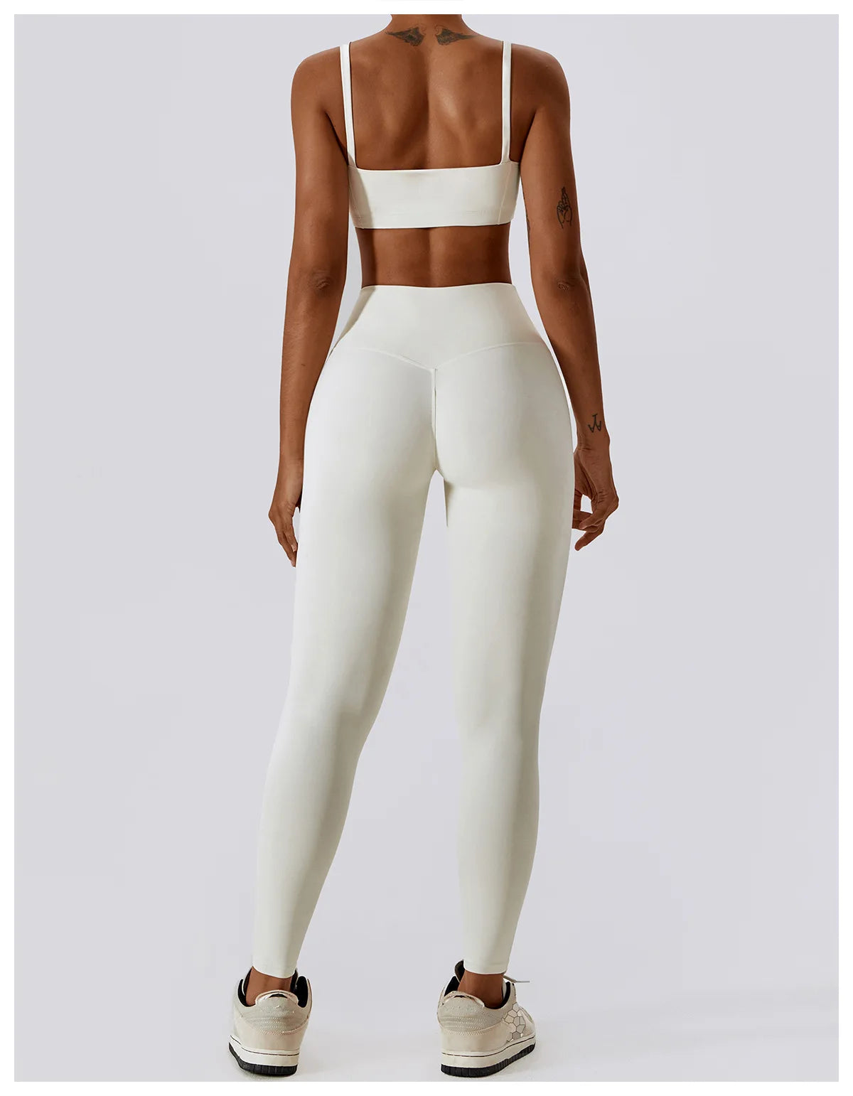 2PCS Yoga Set Nude Feeling Workout Sets Women Tracksuit Gym Push Up Fitness Running Workout Sportwear Sport Bra Leggings Suit