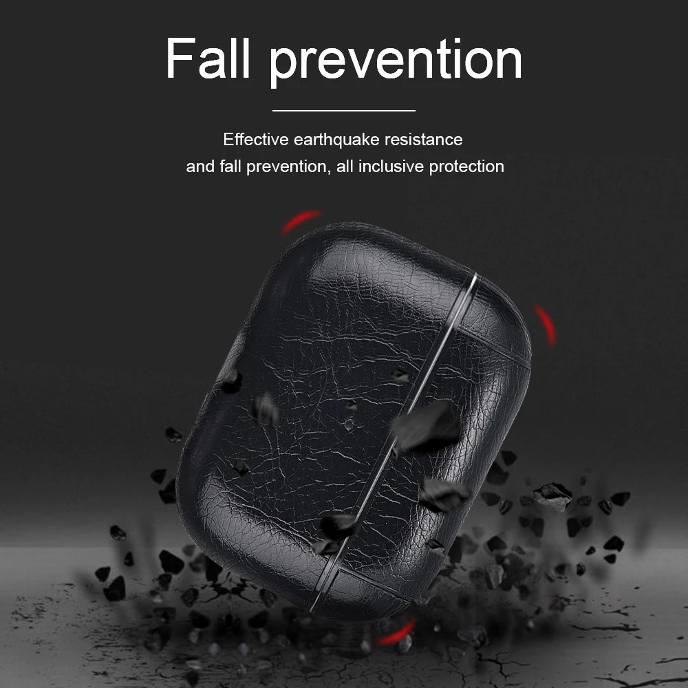 For Airpods Pro 2 Case Leather Business Earphone Case Headset Shell Headphone Cover For Apple Air Pod 3 Pro 2nd Generation 2022