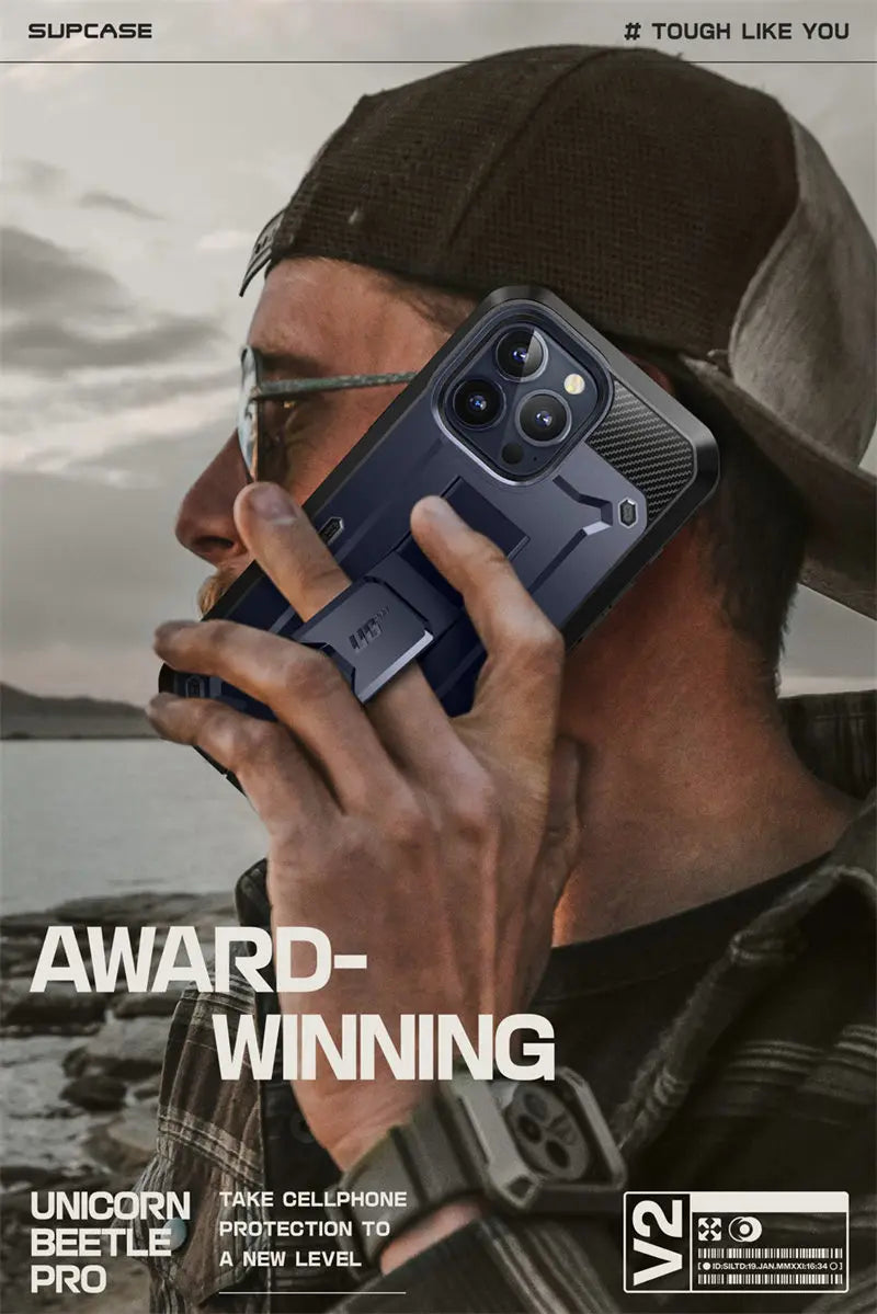 SUPCASE For iPhone 15 Pro Max Case 6.7" (2023) UB Pro Full-Body Rugged Heavy Duty Rugged Case with Built-in Screen Protector